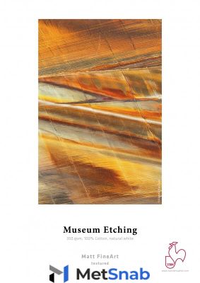 Бумага HAHNEMUEHLE Museum Etching 350gsm, матовая, рулон 44", 12 метров