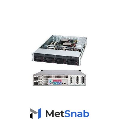 Сервер Supermicro X9DRL-3F/825TQ-R720LPB Black (SMR0002)