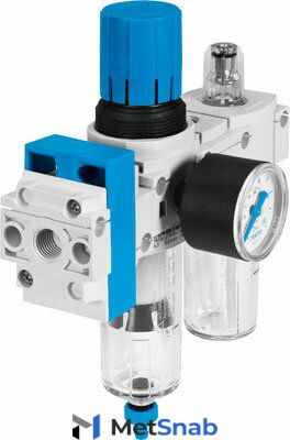 Комбинация блоков подготовки воздуха Festo FRC-1/4-DB-7-MINI-KC