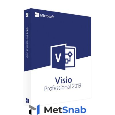 Microsoft Visio Pro 2019 32/64 Russian Euro Only EM DVD (D87-07414)