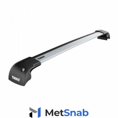 Багажник Thule WingBar Edge на крышу автомобиля BMW 5-series Gran Turismo с 2009 г. в штатное место (серебристая крыловидная дуга)