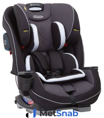 Автокресло группа 0/1/2/3 (до 36 кг) Graco SlimFit LX, black