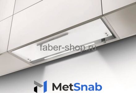 FABER Встраиваемая вытяжка SWIFT X/WH GLASS A90