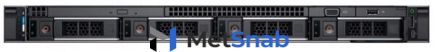 Сервер Dell PowerEdge R440 4x3.5" Silver 4214 (2.20GHz, 16.5M, 9.6GT/s, 12C, Turbo, 85W) , 16GB (1*16GB) 2666 DR RDIMM, PERC H730P+ 2GB LP, DVD+/-RW SATA Internal, 4TB SATA 6Gbps 7.2k 3.5in HP HD, Broadcom 5720 DP 1GbE, iDRAC9 Ent, 550W, Bezel, Rails, 3Y 