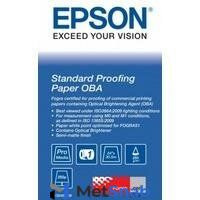 Бумага Epson C13S450188 Бумага для цветопроб для плоттера матовая, рулон A1 24" 610 мм x 30.5 м, 250 г/м2, Standard Proofing Paper OBA, втулка 3" 76 мм, для пигментных чернил