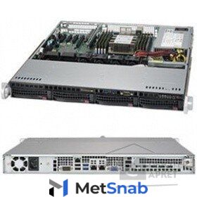 Supermicro Серверная платформа 1U SATA SYS-5019P-MT