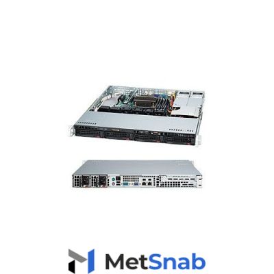 Сервер Supermicro CSE-813MTQ-R400CB/ X10SLL-F (SMR0057)