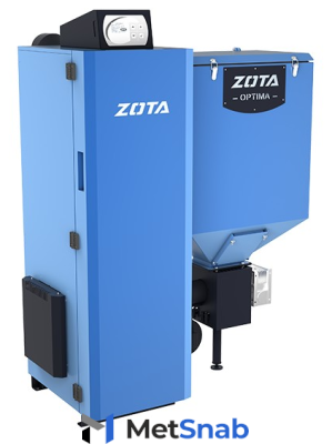 Твердотопливный котел ZOTA Optima 32 32 кВт одноконтурный