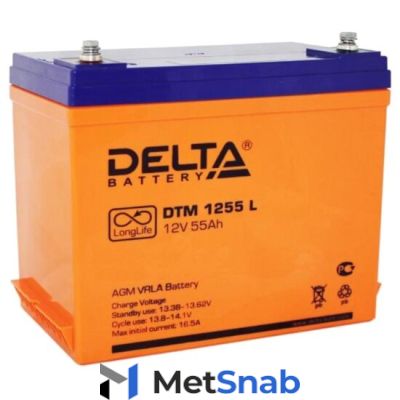 Аккумуляторная батарея Delta DTM 1255 L