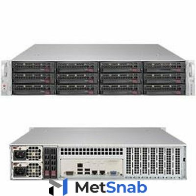 Платформа SuperMicro SSG-6029P-E1CR12H x12 LSI3108 10G 2P 2x1200W