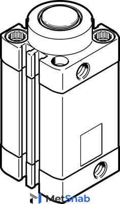 Стопорный цилиндр Festo DFSP-32-15-DS-PA