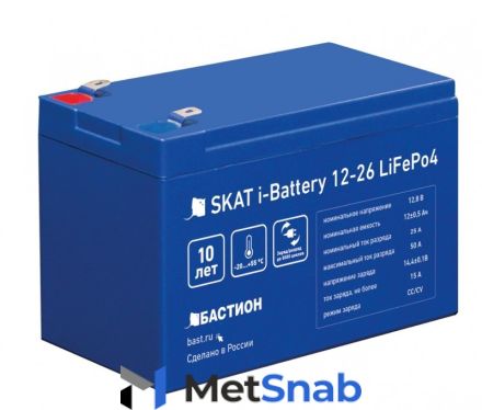 Аккумулятор Бастион Skat i-Battery 12-26 LiFePo4