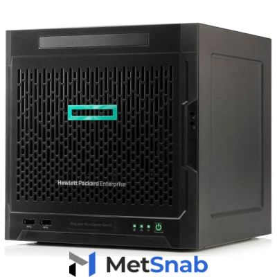 Сервер HPE ProLiant MicroServer Gen10/ AMD Opteron X3421/ 8GB/ Marvell 88SE9230 (SATA/ZM/RAID 0/1/10)/ noHDD(up 4 LFF)/ 2x PCI3.0/ noODD/ 2x 1GbEth/ PS 200W (NHP) (P04923-421)