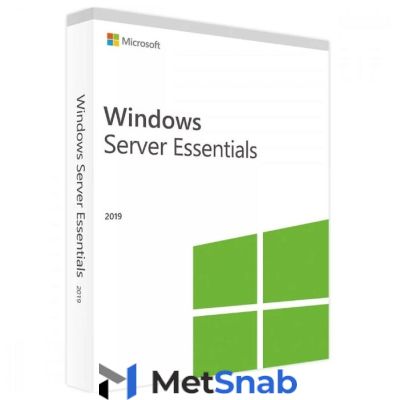 Право на использование OEM Microsoft Windows Server Essentials 2019 64Bit Russian 1pk DSP OEI DVD 1-2CPU