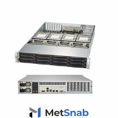 Платформа системного блока SSG-6029P-E1CR16T 2U Rackmount 829HE1C4-R1K62LPB SAS3 (Broadcom 3108 AOC) HW RAID RAID 0, 1, 5, 6, 10, 50, 60 SATA3 (6Gbps) RAID 0, 1, 5, 10