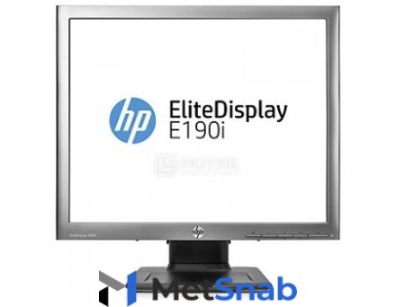 Монитор 18,9" HP EliteDisplay E190i, SXGA, IPS, VGA, DVI, DP, 2xUSB 2.0, Серебристый/Черный E4U30AA