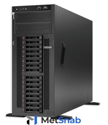 Сервер 7X10A017EA Lenovo ThinkSystem ST550, Xeon 4110,16GB, (SFF 8/16), SR 930-8i, DVD, 2xGbE, 1x750W