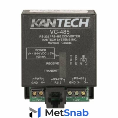 Коммуникационный интерфейс Kantech RS232/RS485 VC-485