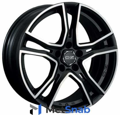 Колесный диск OZ Racing Adrenalina 8x17/5x114.3 D75 ET45 Matt Black Diamond Cut