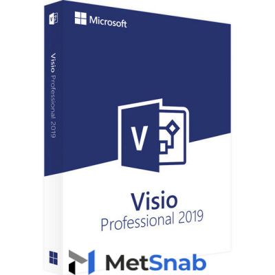 Программное обеспечение Microsoft Visio Pro 2019 Win All Lng PKL Online DwnLd C2R NR D87-07425