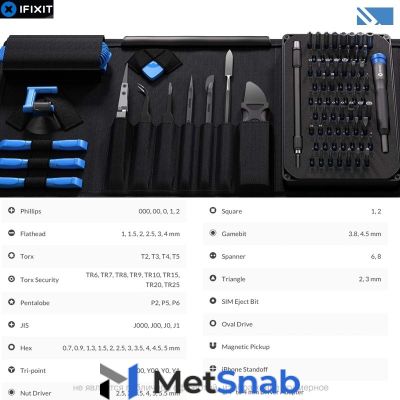 Набор инструментов iFixit Pro Tech Toolkit в чехле комплексный IF145-307