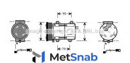 Компрессор кондиционера ava quality cooling FDAK284