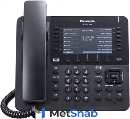 VoIP-телефон Panasonic KX-NT680RU-B черный