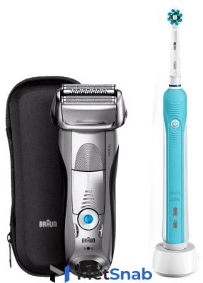 Электробритва Braun 7893s Series 7 + OralB PRO500