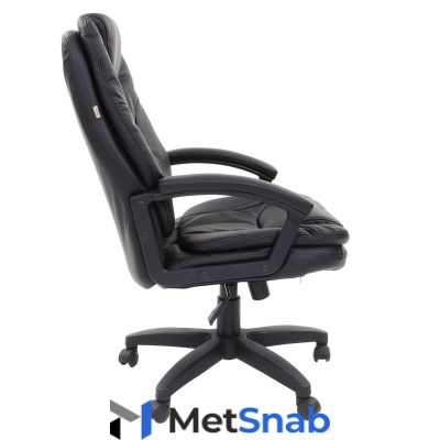 Кресло офисное BRABIX "Trend EX-568", экокожа, черное