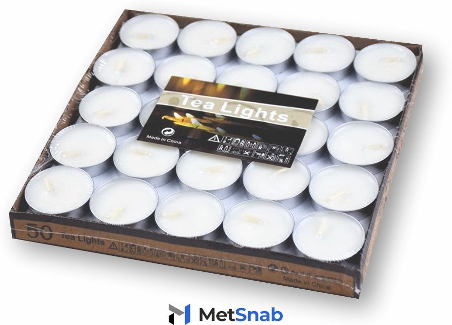 Декоративная свеча Tiu Tea Lights 1011598736 0.9 см,50 шт