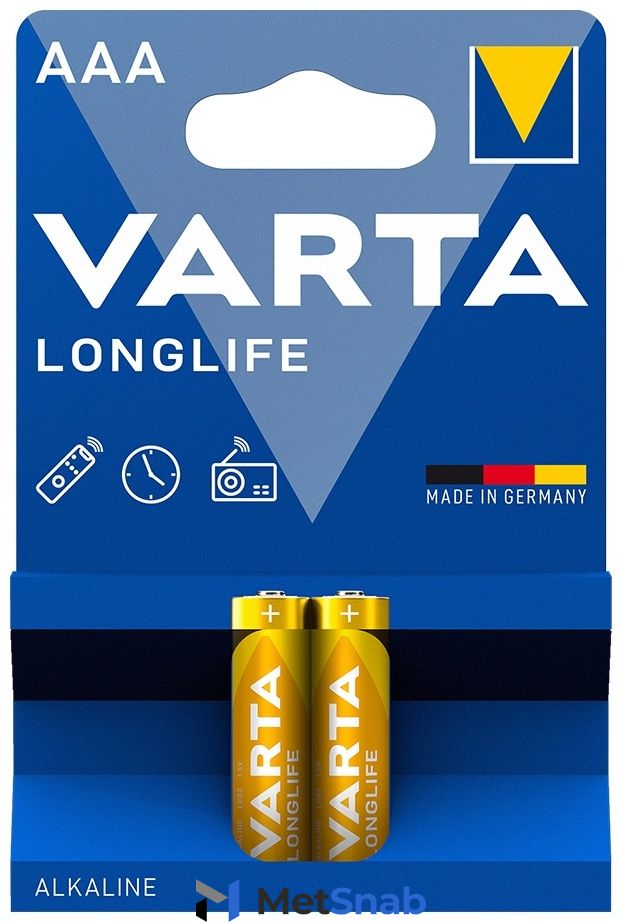 Батарейка AAA VARTA 2 шт