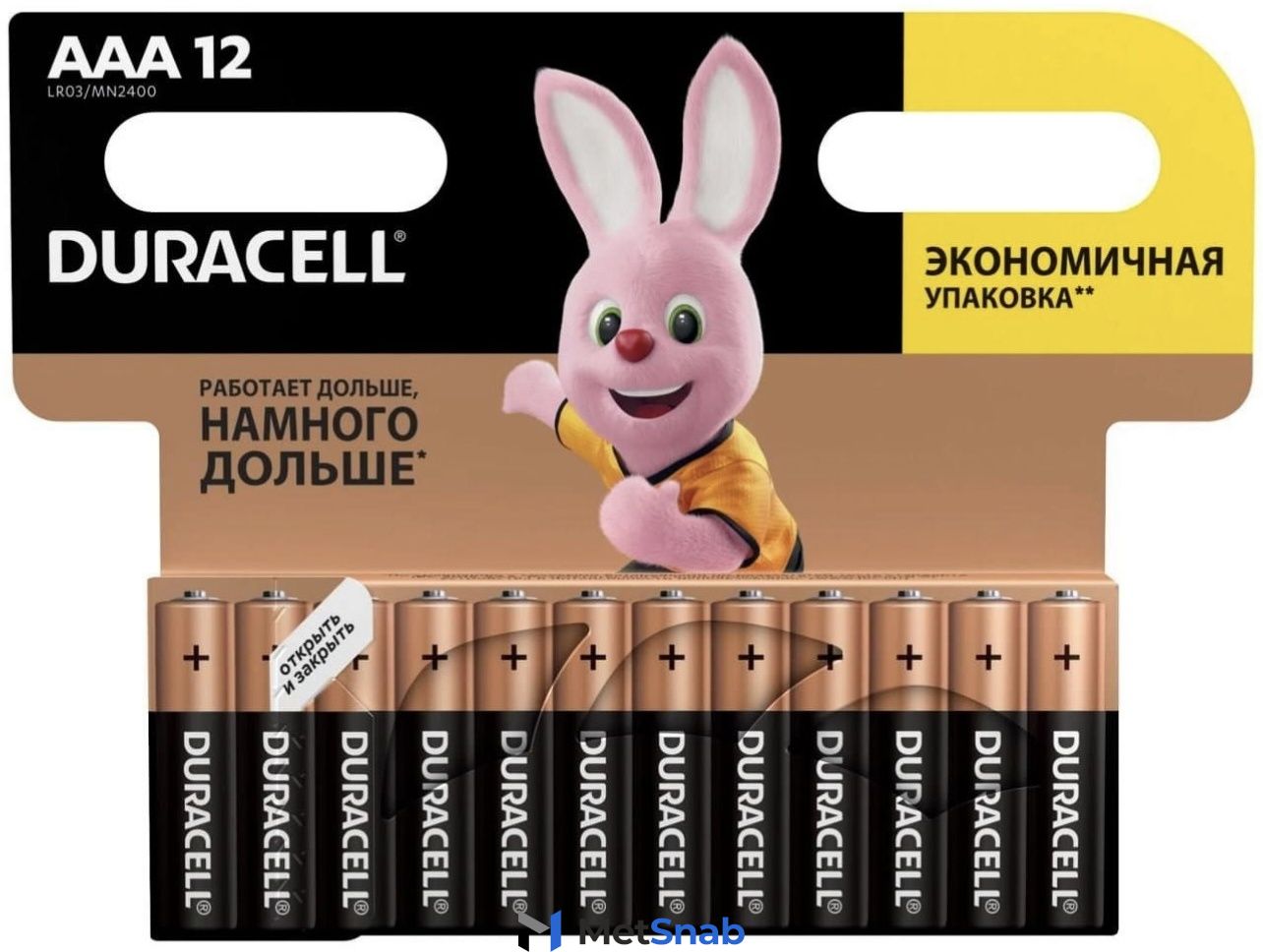 Батарейка AAA Duracell 12 шт