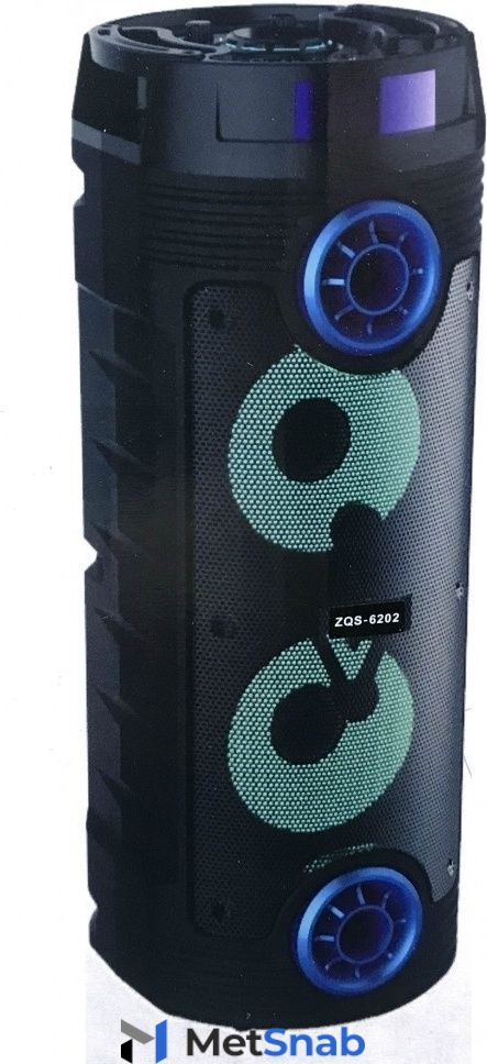 Портативная колонка BT SPEAKER ZQS-6202 черный