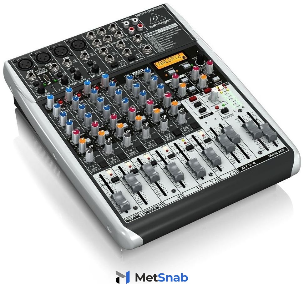 Микшерный пульт BEHRINGER Xenyx QX1204USB серый