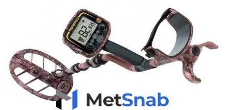 Металлоискатель Teknetics G2+ 11" DD CAMO (розовый камуфляж) грунтовый