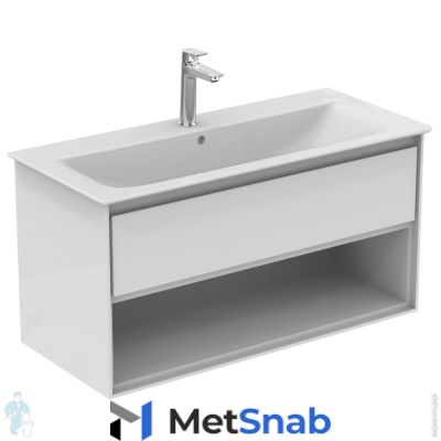 Тумба подвесная Ideal Standard CONNECT AIR 1000х517х440 1 ящик, белый глянец и матовый E0828B2