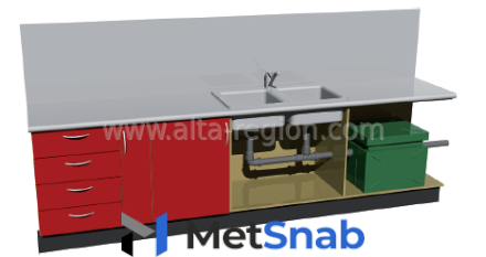 Alta-M-in 1,0-70 Жироуловитель под мойку для кухни