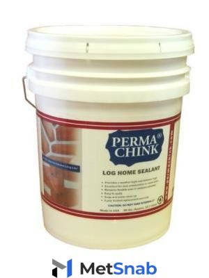 Акриловый герметик для дерева Perma-Chink (Перма-Чинк) 19 л - Brown 223, Производитель: Perma-Chink