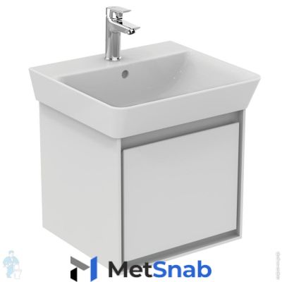 Тумба подвесная Ideal Standard CONNECT AIR 430х400х402 белый глянец и матовый E0842B2