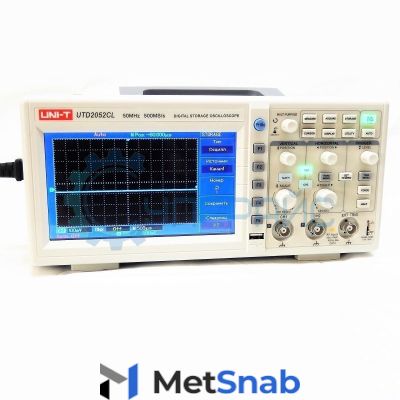 Цифровой осциллограф UNI-T UTD2052CL (2 канала х 50 МГц)