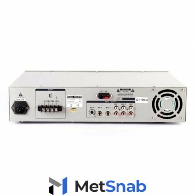 MA-240 МР3-плеер-USB-FM-тюнер-усилитель 240Вт, 3 микр./2 лин. входа, ИК-пульт ДУ