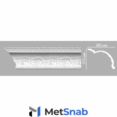 Плинтус потолочный Decomaster 95145/5 (315х385х2400мм)