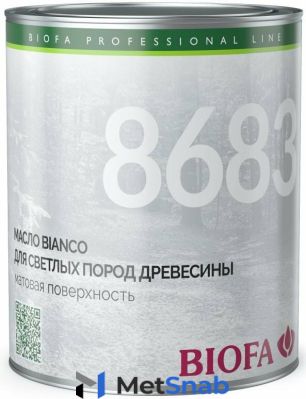 Масла для паркета Biofa Германия BIOFA 8683 Bianco Масло для светлых пород древесины (10л)