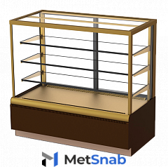 Кондитерская витрина Полюс ВХСв - 1,3д Carboma Cube Люкс