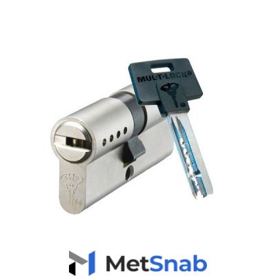 Механизм цилиндровый Mul-T-Lock Classic (45x60) кл/кл Никель