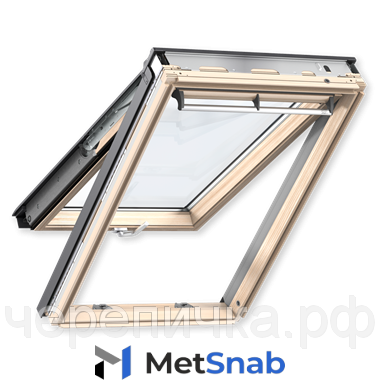 Мансардное окно VELUX Панорама Дерево GPL 3070 MK08(78*140)