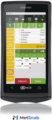 NCR POS-терминала NCR Orderman5+handheld includes: OM5+, battery pack & eBase with USB cable 5555-0902-8801