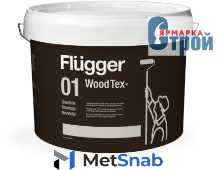 Flugger 01 Wood Tex Oil Primer / Флюггер 01 Вуд Текс Ойл Праймер (10,0 л.)