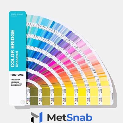 Pantone Цветовой справочник (веер) Color Bridge Uncoated (перевод Pantone в CMYK,матовая бумага) GG6104A