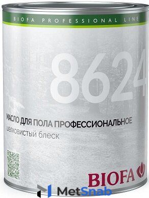 Масло для Пола Biofa 8624 10л Профессиональное, Шелковистый Блеск для Внутренних Работ / Биофа 8624